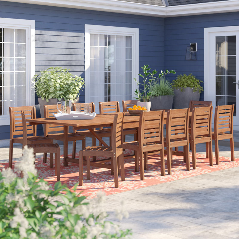 Sol 72 Outdoor™ Brighton 13 Piece Dining Set Wayfair